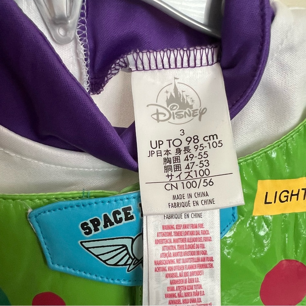 Disney Store Buzz Lightyear, Size 3, 4, 5/6 Space Ranger, Boys Toy Story Costume - Picture 7 of 8